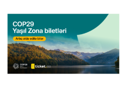 COP29 Yaşıl Zona biletləri artıq satışdadır