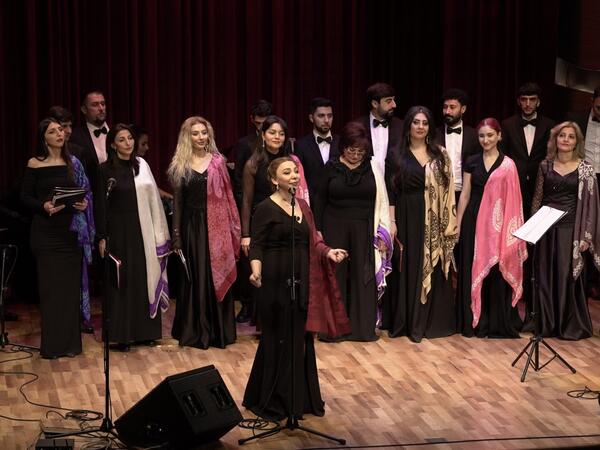 Azərbaycan Dövlət Mahnı və Rəqs Ansamblının Xor qrupunun konserti baş tutub - FOTO