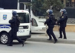 Polis Qazaxda əməliyyat keçirdi