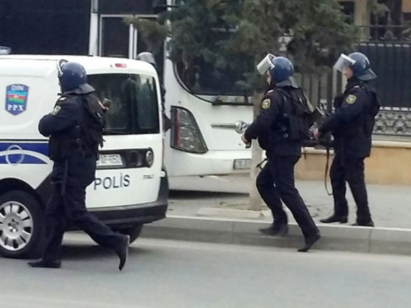 Polis Qazaxda əməliyyat keçirdi