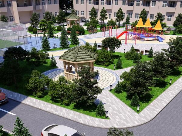 Xırdalanda park ərazisində obyekt tikilir