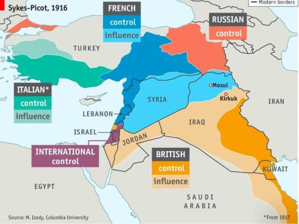 3 ölkə Yaxın Şərqi belə bölmək istəyirdi – Xəritə