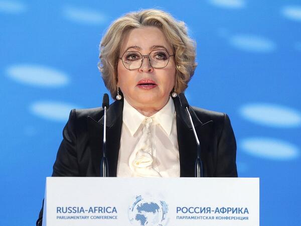 Valentina Matviyenko İlham Əliyevi təbrik edib