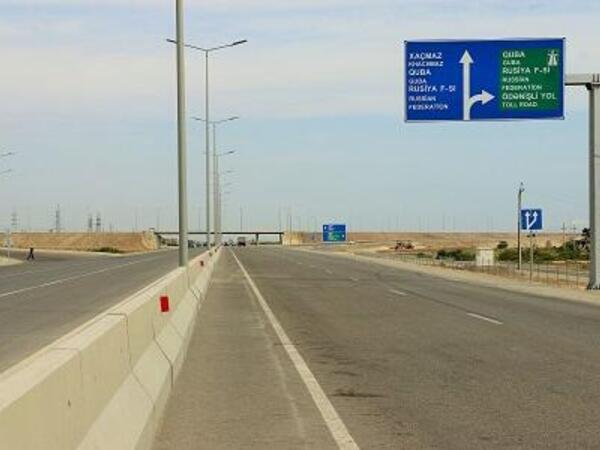 Bakıdan Qubaya gedən yol dağıldı - VİDEO